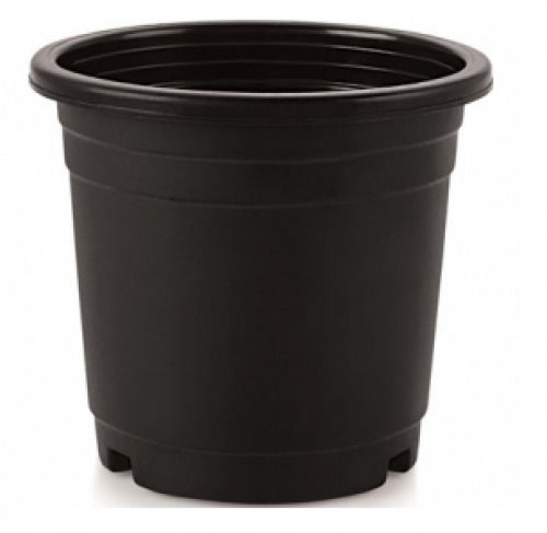 Heavy Duty Round Shape Plain Plastic Nursery Pots