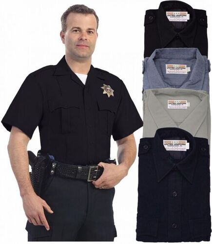 Plain Cotton Half Sleeves Shirt And Pant Security Uniform