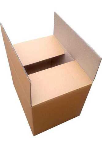 Easy To Clean Plain Kraft Paper Corrugated Box For Packaging And Sealing