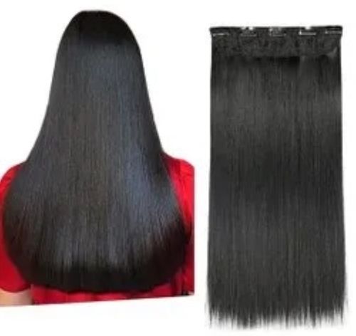 Plain Strong Silky Straight Indian Human Hair Extension To Increase Instant Length And Volume