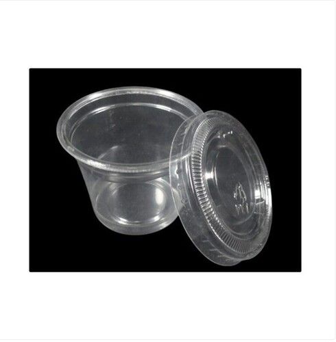 Smooth Finished 7 OZ Moulded Round Plastic Disposable Glass