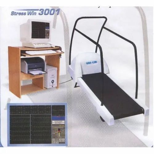 Single Phase 0.25 Horse Power Stress Ecg Machine