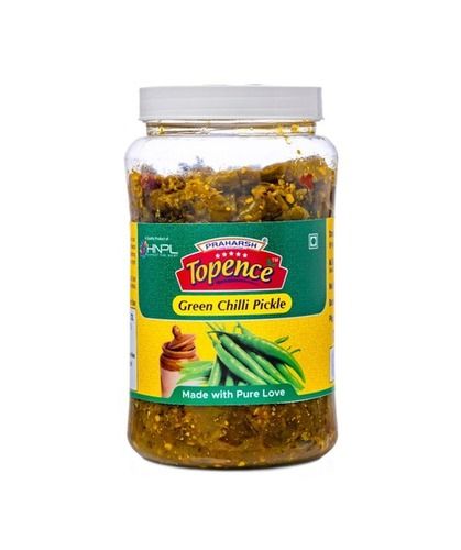 Spicy Green Chilli Pickles, 1 Year Shelf Life