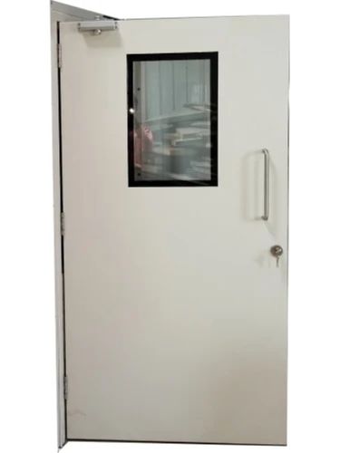 White Emergency Exit Door