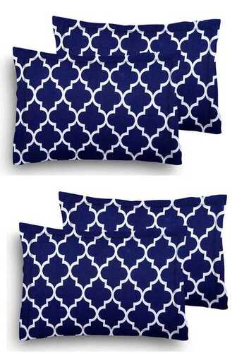 हल्का आयताकार सादा रंग का मुलायम और सांस लेने योग्य सूती तकिया