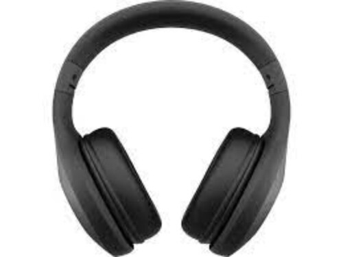 Black Battery Operated Bluetooth Headset For Music And Call