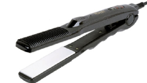 Black Color Hair Straightener With 1 Inch Long Screen Power: 110-220 Volt (V)