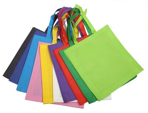 Disposable Eco Friendly Flexiloop Handle Multicolor Non Woven Polypropylene Shopping Big Carry Bag