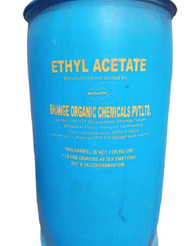 Industrial Grade Ethyl Acetate 210 Kg Drum For Fertilizer And Pharmaceutical Use Boiling Point: 77.1 I? C