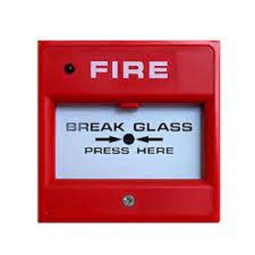 Plastic Red Manual Call Point Fire Alarm For Home And Office Use Alarm Startup Time: 60 Seconds