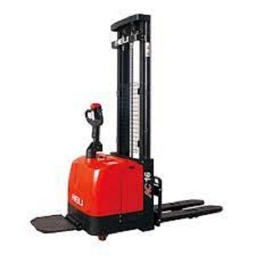 Durable Red Tight Corners Manual Stacker For Manoeuvring 