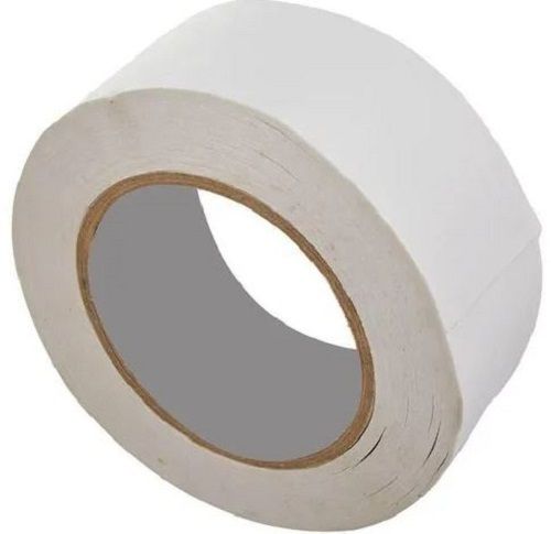 Creamy White 1.15 Mm Thick Pressure Sensitive Adhesive Double Sided Tissue Tape For Packaging