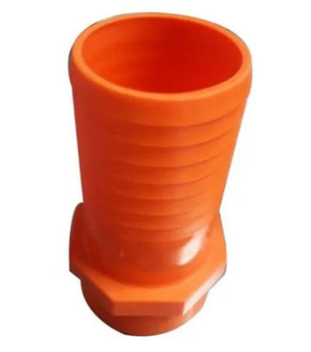 Orange 5X1X5 Inches Round Pvc Plastic Hose Collar For Pipe Fitting