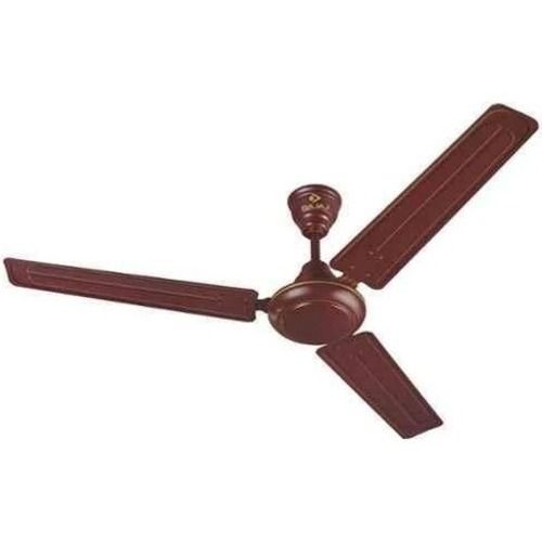 Brown 75 Watt 220 Volt Three Blade Aluminium Electrical Ceiling Fan