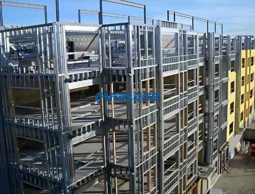 Customized Prefabricated High Rise Steel Structure Life Span: 50 Year