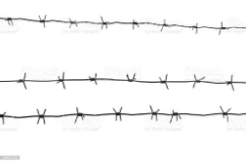 Gray Hard Twisted Spikes Galvanized Barbed Iron Fencing Wire For Boundary And Residential