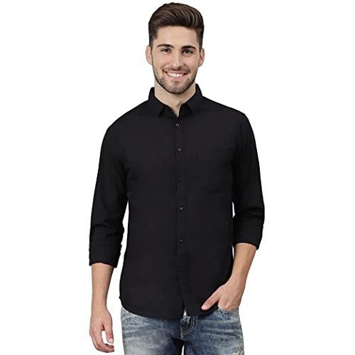 Men'S Classic Collar Comfortable Cool Breathable Summer Plain Casual Shirts Age Group: 18-22