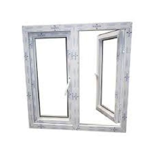 Rectangular Polished Plain Non-Porous Stainless Steel Netting UPVC Window Frame 