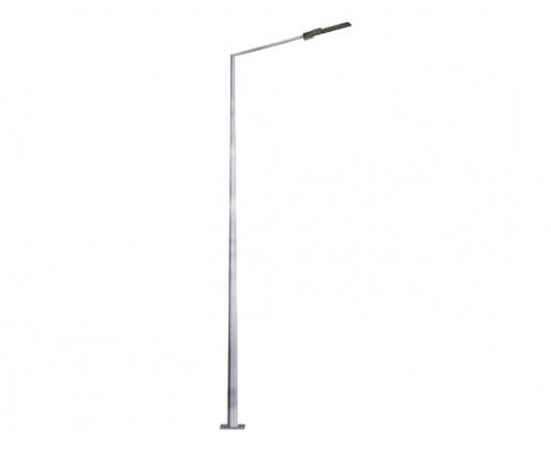 Silver 10 Meter 250 Watt 220 Voltage Mild Steel Street Light Poles