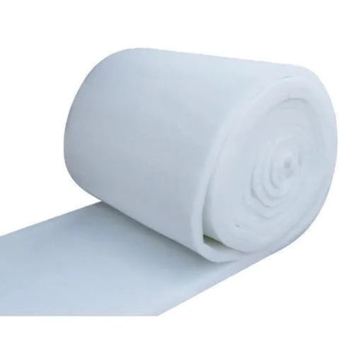 100 M Strong Soft Eco-Friendly Bleached Polyester Filling Fiber Roll Crimp Frequency: 4-7