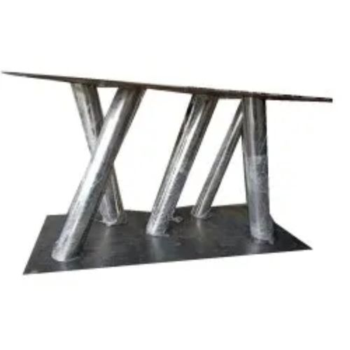 3x4 फीट नॉन इन्फ्लेटेबल करप्शन रेसिस्टेंट स्टेनलेस स्टील रेक्टैंगुलर टेबल 