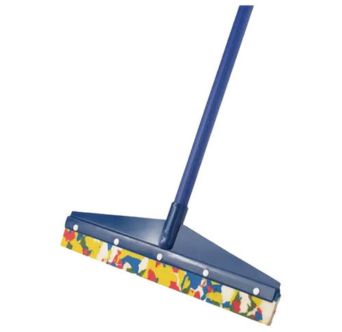 Blue 4 Feet Portable Plastic And Rubber Floor Wipers For Cleaning