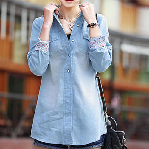 Design Sense Lace-up Waist Retraction Backless Multi-Wear Bag Denim Shirt  Female (CFJPFM-030) - China Clothes and Shirt price | Made-in-China.com
