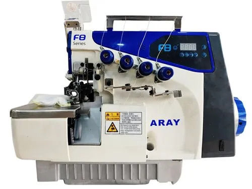 White Electric Digital Aray High Speed Over Lock Forming Machine