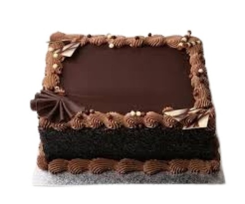 Square Shape Double Chocolate Cake  Delicious Live Bakery