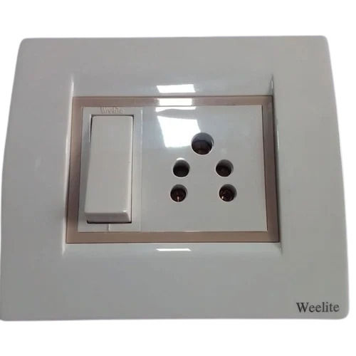 White Ip54 Protection Light Weight Polished Surface Electrical Switch Boards