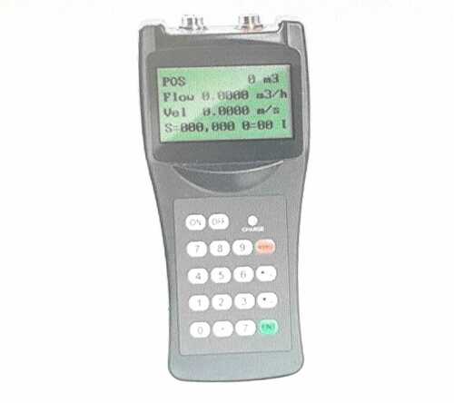 Mild Steel Body Liquid Measurement Grey Digital Flow Meter