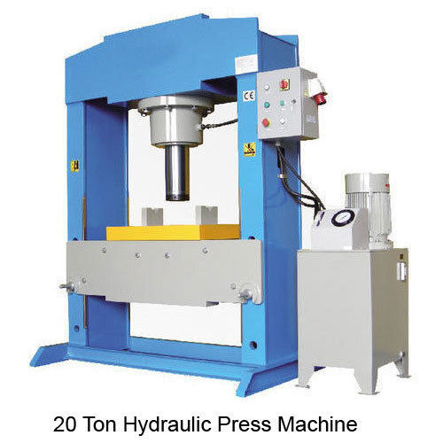 Semi Automatic Mild Steel Body 20 Ton Hydraulic Power Press Machine, 230 V