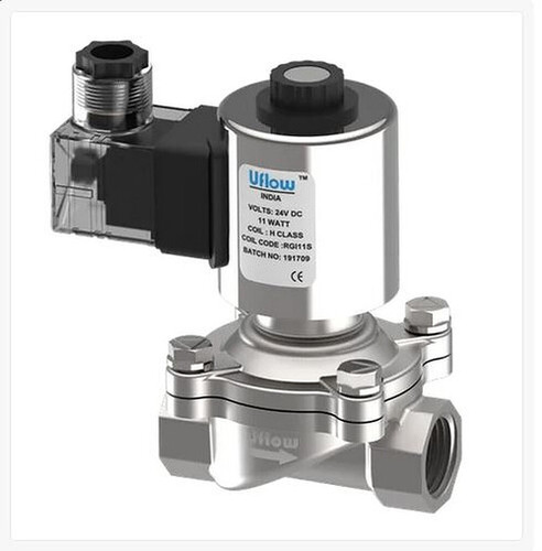 U Flow Diaphragm Solenoid Valve - Application: Industrial
