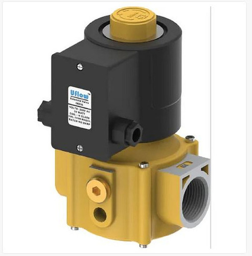U Flow Gas Solenoid Valve - Application: Industrial