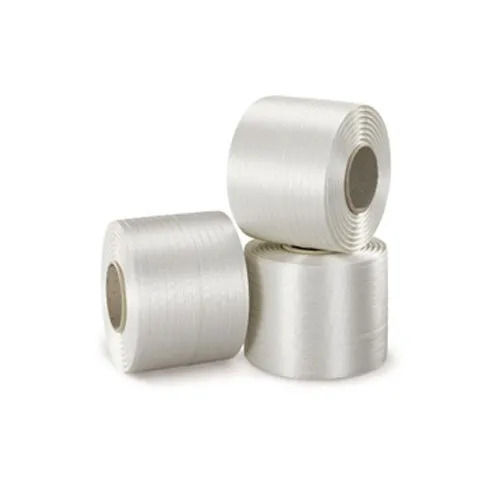 White Plain Polypropylene Box Packaging Strapping Roll