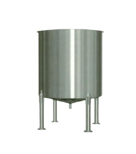 500 Litre Storage Polish Finished Stainless Steel Vertical Storage Tank Application: Industrial