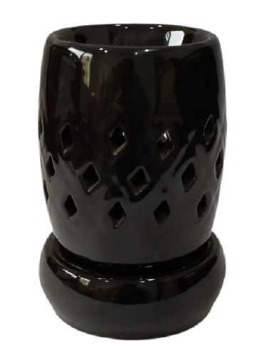 8 Inches Long Round Modern Polish Finished Ceramic Aroma Diffuser Cavity Quantity: Single Pieces