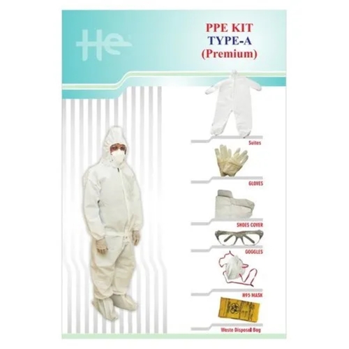Multi Color 99.5% Or Higher Bacteria Filtration Efficiency Non Woven Type A Premium Corona Virus Ppe Kit