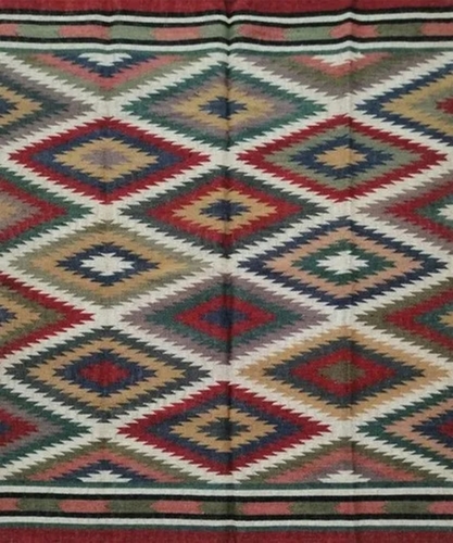 घर के फर्श के लिए आधुनिक डिजाइनर हाथ से बुनी हुई ऊन और जूट ड्यूरीज़ लंबाई: 5 फुट (फीट)