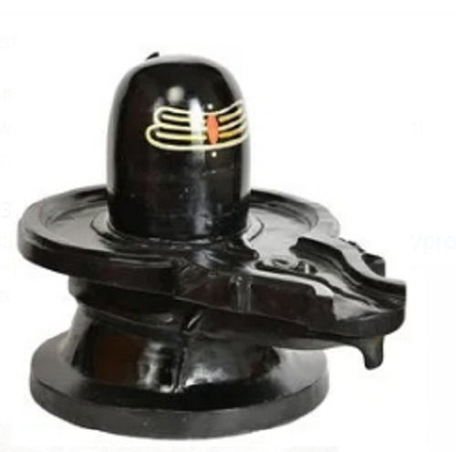1 Foot Polished Marble Shivling For Worshipping