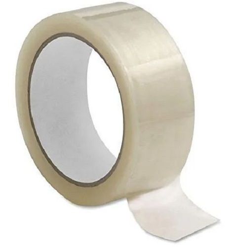 Creamy White 10 Meter Long Plain Single Sided Cello Tape