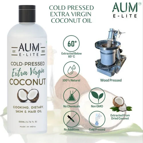 200ml Cold Pressed Extra Virgin Coconut Oil 