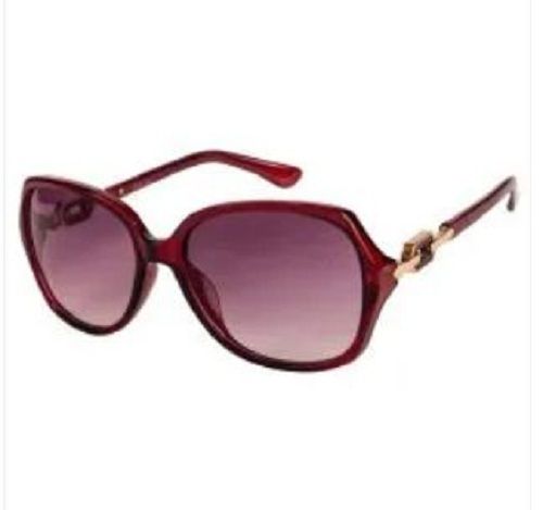 Mirror Beautiful And Stylish Polycarbonates Brown Colored Sunglasses For Ladies 