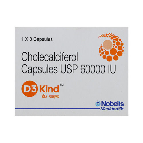 D3-Kind Cholecalciferol Capsules USP 6000 IU