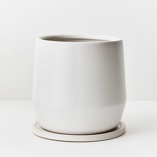 Plain White Ceramic Pots For Home Decoration