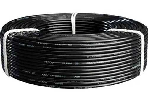 Black Pvc Coated Cabels Wire With 90 Meter Length