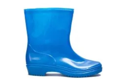 Blue Pvc Industrial Grade Medium Heel Chemical Resistant Slip Resistant Unisex Boots