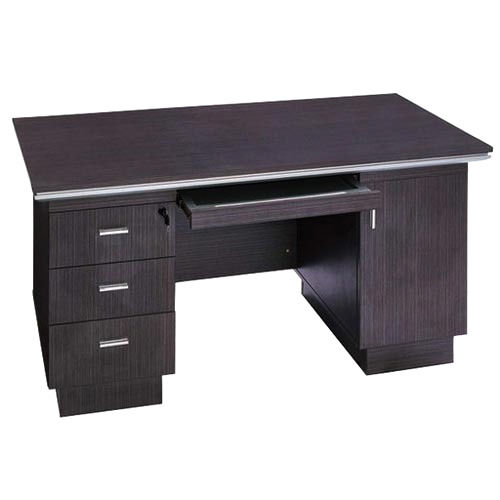 Handmade Termite Resistant Gray Finish Wooden Office Table