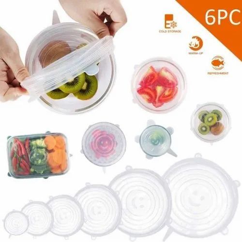 Transparent Round Silicone Lid Cover