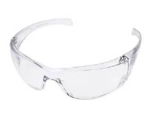 Transparent 20 X 40 X 0.8 Mm Unisex Clear Vision Lastic Reusable Safety Goggle